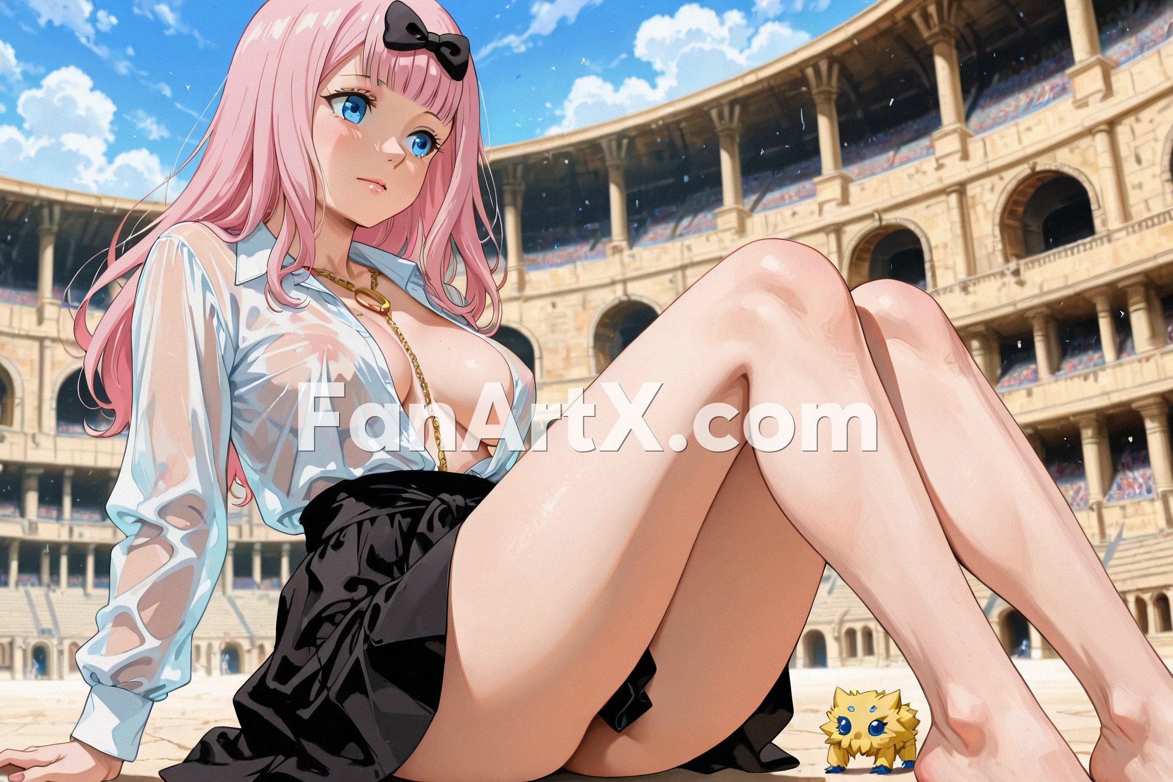 Chika Fujiwara fanart - kaguya sama love is war character 1210420